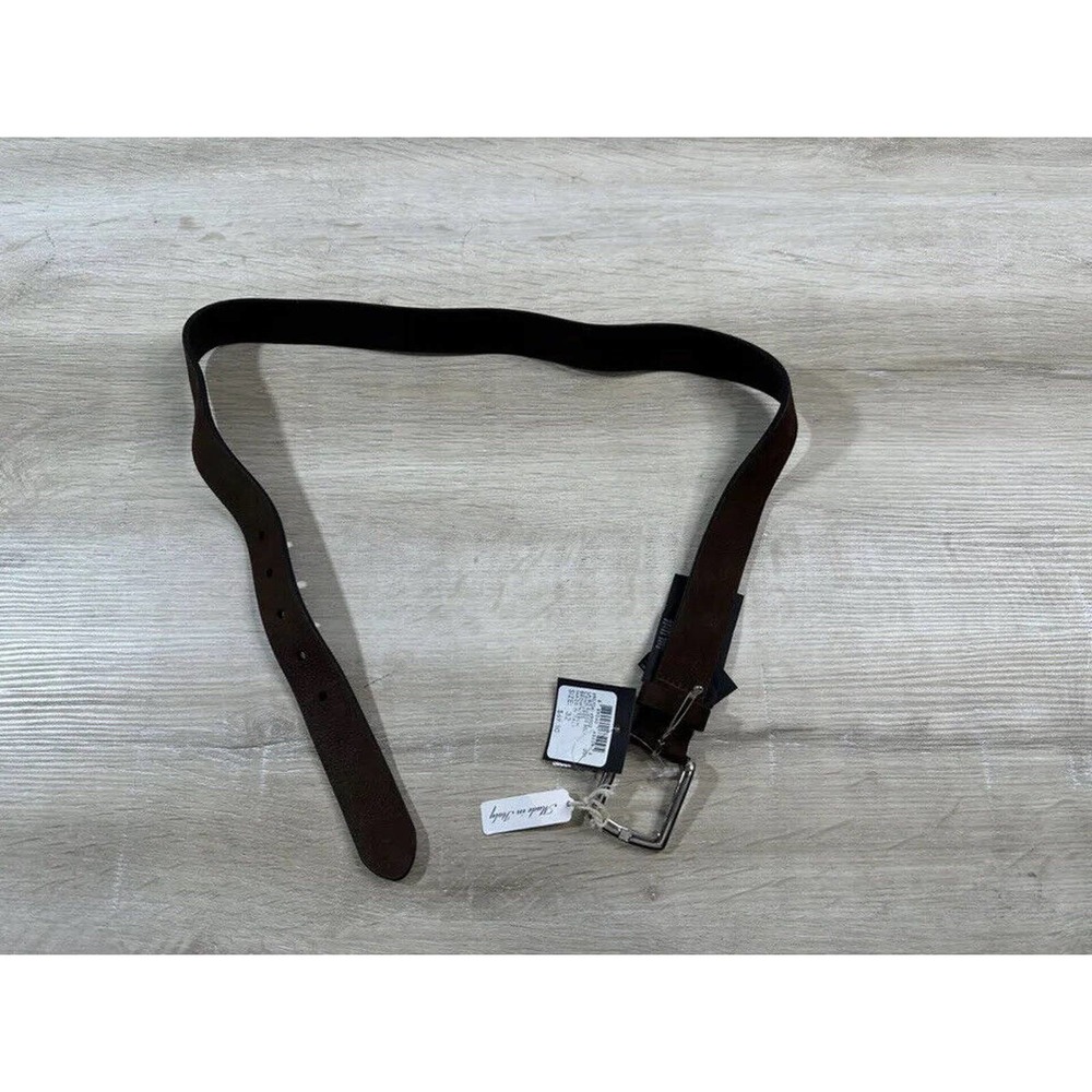 Club Monaco Mens 32 Brown Belt Laird Suede
